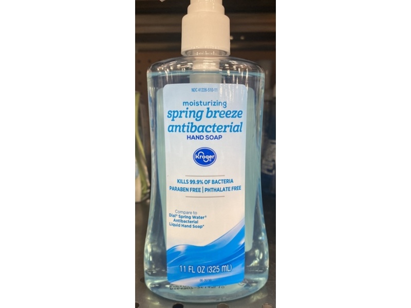 Kroger Moisturizing Antibacterial Hand Soap, Spring Breeze, 11 fl oz/325 mL