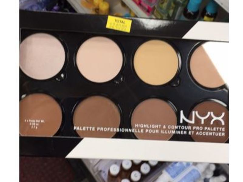 NYX Highlight & Contour Pro Palette, 0.09 oz/2.7 g