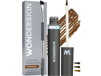 Wonderskin Blading Dream Brow Gel-Serum, Brunette, 0.1 fl oz/ 3 mL