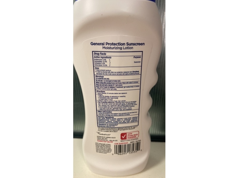 Leader General Protection Sunscreen Moisturizing Lotion, SPF 30, 8 fl oz/237 mL, Pack Of 3
