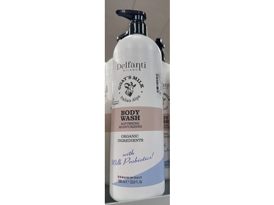 Delfanti Milano Goat's Milk Body Wash, 33.8 fl oz/1000 mL