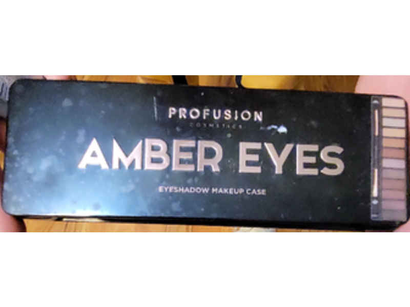 Profusion Cosmetics Eyeshadow Makeup Case, Amber Eyes
