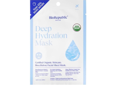 BioRepublic Skincare Vegan Hydration Mask, 1.04 fl oz/32 mL
