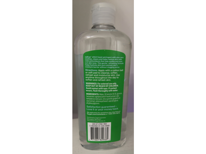 Up & Up Witch Hazel Antiseptic, 16 fl oz/473 mL