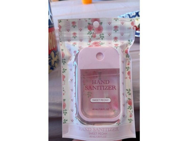 Pearl World Hand Sanitizer, Sweet Peony, 1.35 fl oz/40 mL