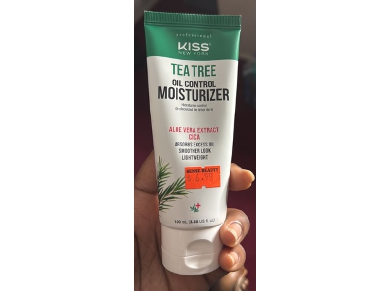 Kiss Moisturizer, Tea Tree, 3.38 fl oz/100 mL