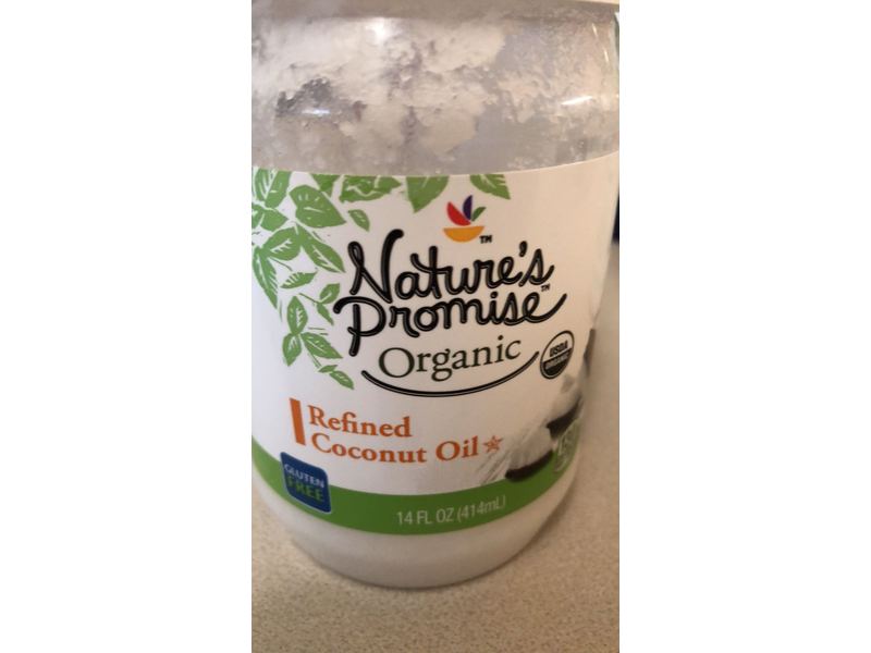 Nature's Promise Organic Refined Coconut Oil, 14 fl oz/414 mL