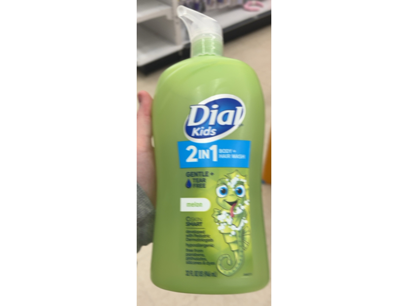 Dial Kids 2-In-1 Body + Hair Wash, 32 fl oz/946 mL