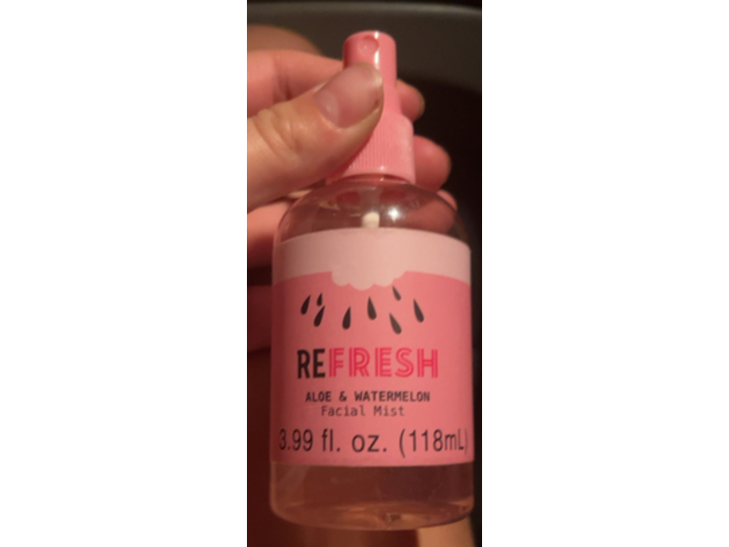 Refresh Facial Mist, Aloe & Watermelon, 3.99 fl oz/118 mL