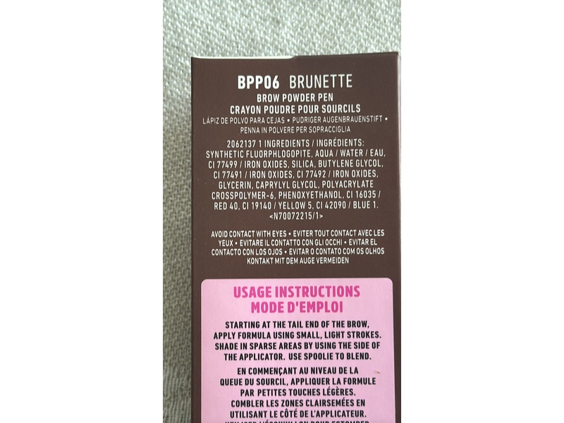 NYX Professional Makeup Fluff & Snatch! Brow Powder Pen, Brunette, 0.03 oz