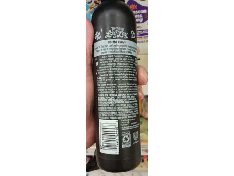 Suave Kids' That Girl Lay Lay Detangler Hair Spray, Princess Slaya, 10 fl oz