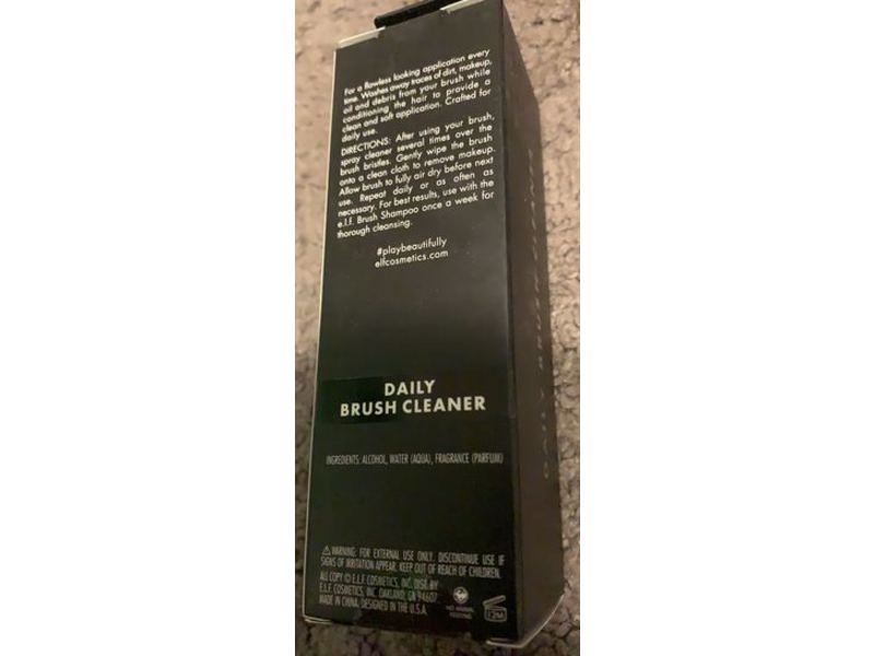 E.l.f Cosmetics Daily Brush Cleaner, 2x The Original, 4.06 fl oz/120 mL