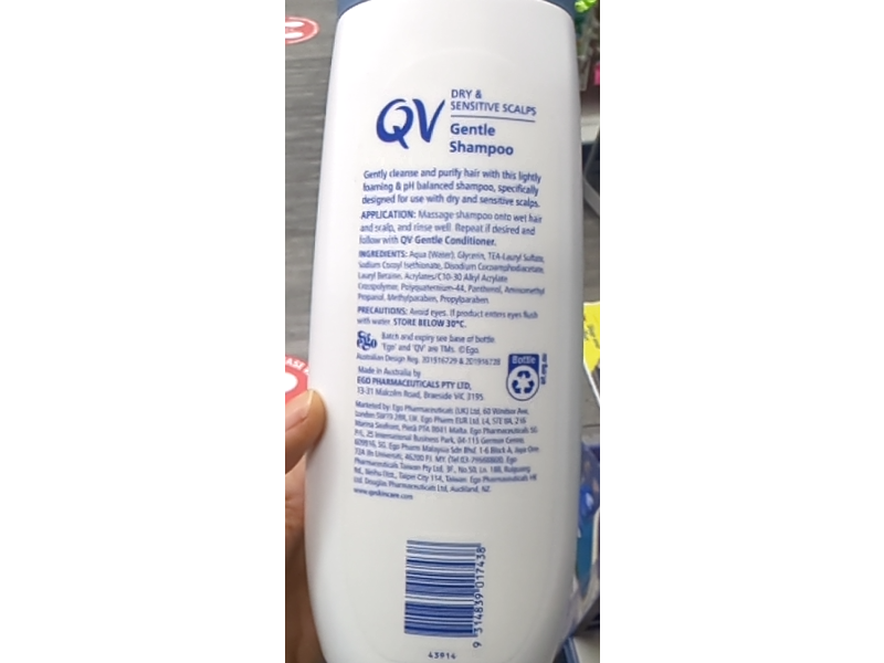 Ego Qv Gentle Shampoo, 500 g