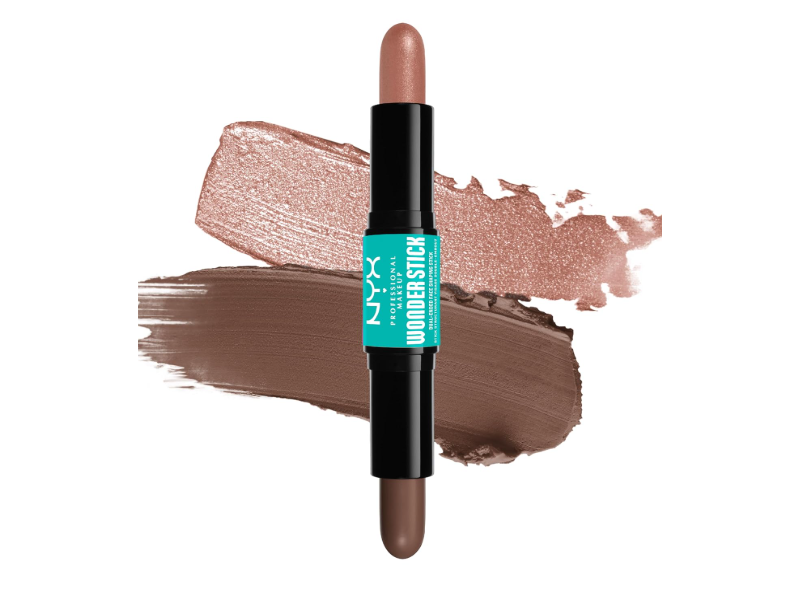 NYX Professional Makeup Wonder Stick Cream Highlight & Contour Stick, Light Medium, 0.28 oz