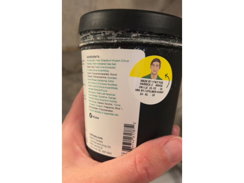 Lush Face & Body Scrub, Ocean Salt, 10.2 oz/290 g