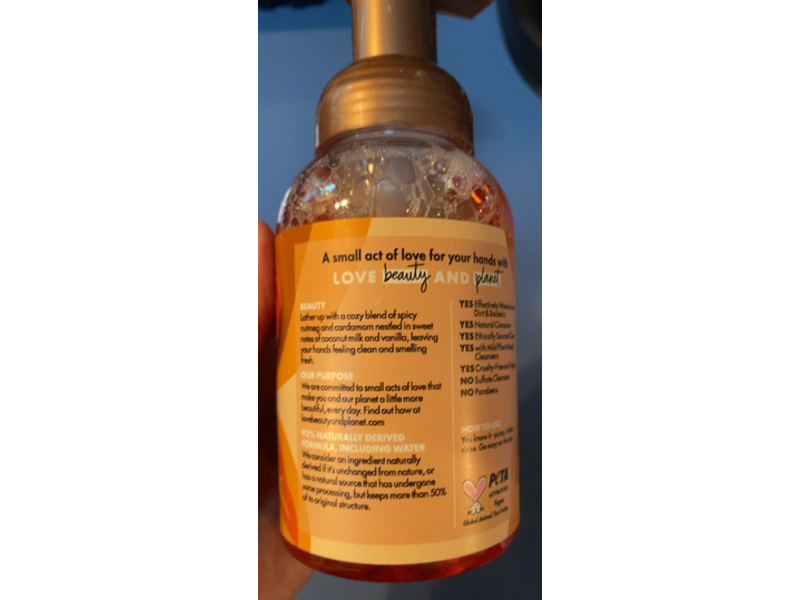 Beloved Foaming Hand Wash, Pumpkin & Chai Latte, 8 fl oz