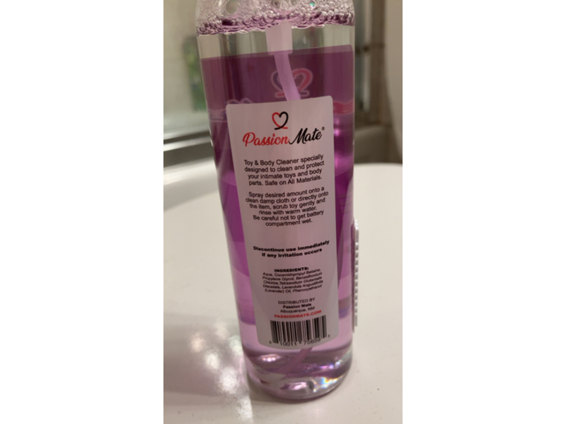 Passion Mate Toy & Body Cleaner, Lavender, 6 fl oz/177 mL
