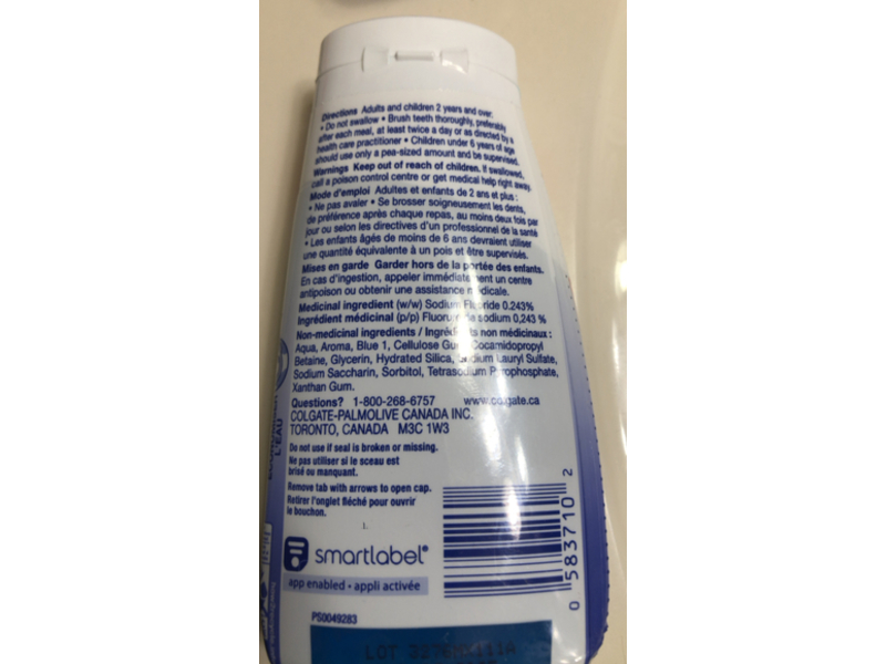 Colgate 2 - 1 Toothpaste & Mouthwash Whitening Liquid Gel, 100 mL