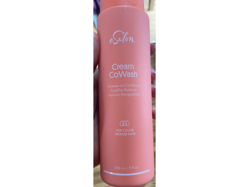 eSalon Cream CoWash, 2-in-1 Shampoo & Conditioner, 9 fl oz/266 mL