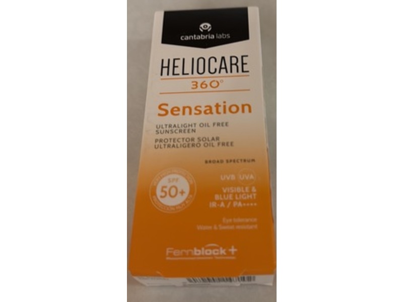 Cantabria Labs HelioCare 360º Sensation sunscreen, SPF 50+ PA++++, 50 mL