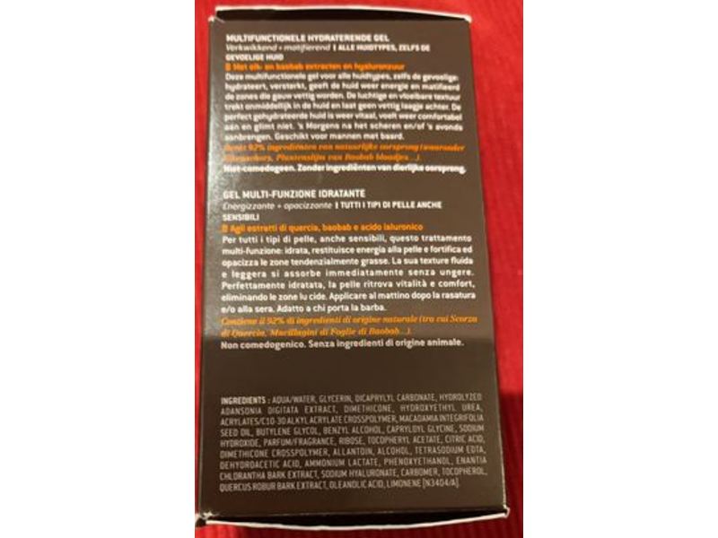 NUXE Men Moisturising Multipurpose Gel, 1.5 oz/50 mL