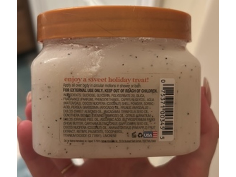 Tree Hut Shea Sugar Scrub, Marshmallow Lodge, 18 oz/510 g
