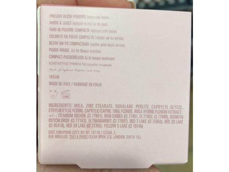 Kylie Cosmetics Pressed Blush Powder, Winter Kissed, 0.35 oz/10 g