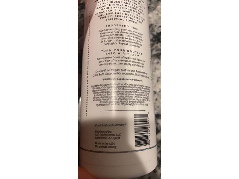 AIIR Diamond Conditioner, Fragrance Free, 8 fl oz/227 mL