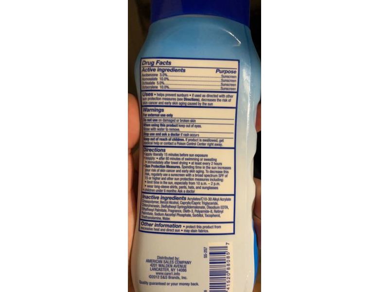 CareOne Sunscreen Lotion, SPF 30, 8 fl oz/237 mL