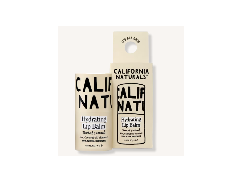 California Naturals Hydrating Lip Balm, Toasted Coconut, 0.14 fl oz/4 g