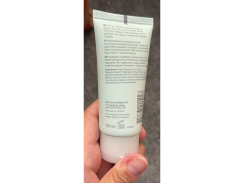 Aco Aptokenes Compostia Face Cleansing Scrub, 50 mL