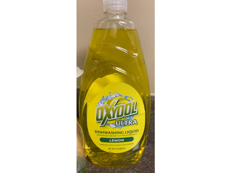 Oxydol Ultra Dishwashing Liquid, Lemon, 30 fl oz/887 mL