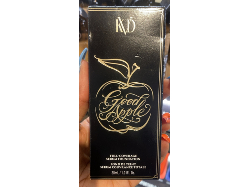 KVD Good Apple Full-Coverage Serum Foundation, Medium 027, 1.01 fl oz/30 mL