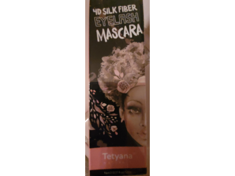 Tetyana Naturals 4D Silk Fiber Eyelash Mascara, 0.33 fl oz/ 12 mL