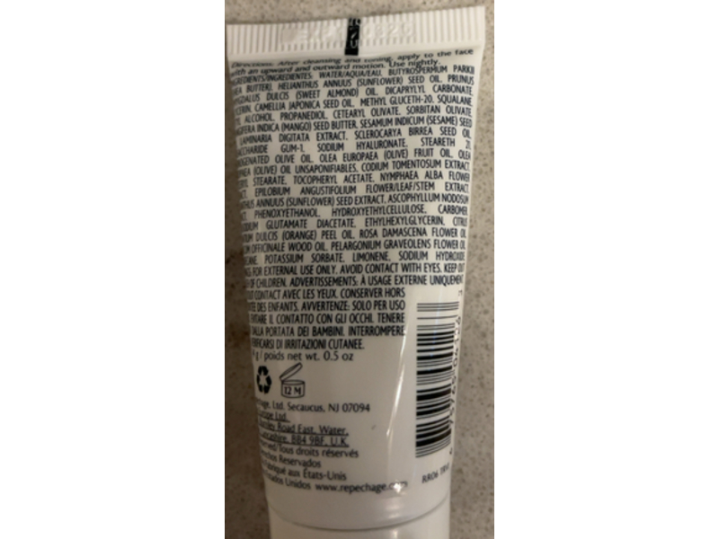 Repechage Hydra Dew Pure Night Cream, 0.5 oz/14 g