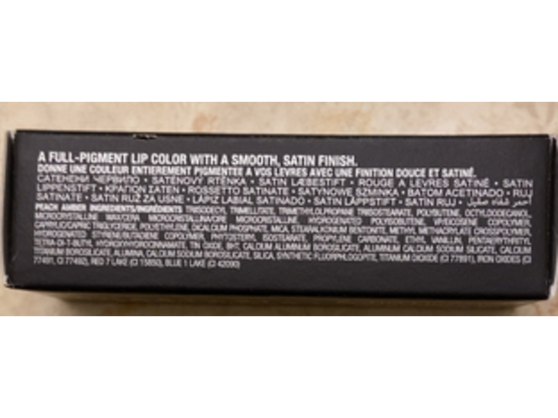 Anastasia Beverly Hills Satin Lipstick, Peach Amber, 0.10 oz/3 g