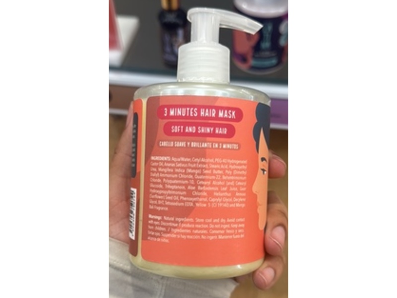 Latina Hair Mask, Mango Butter, 10.14 fl oz/300 mL