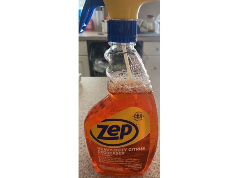 Zep Heavy-Duty Citrus Degreaser And Cleaner, 24 fl oz/709 mL