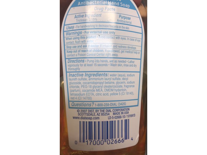 Dial Gold Liquid Hand Soap, 11.25 fl oz/332 mL