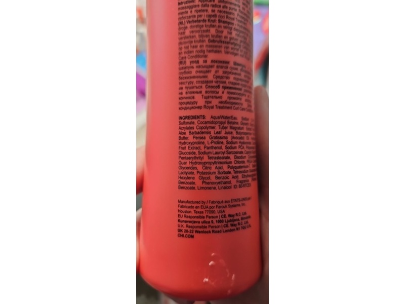 Chi Royal Treatment Curl Care Shampoo, 12 fl oz/355 mL