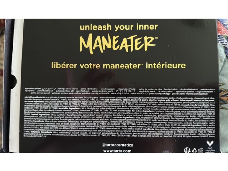 Tarte Maneater After Dark Volume II Eyeshadow Palette, 0.035 oz/1 g