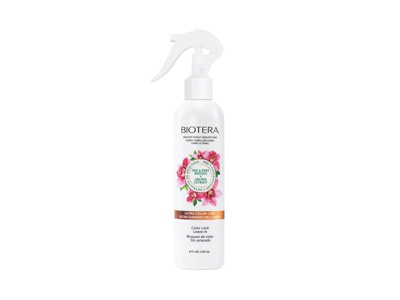 Biotera Color Lock Leave-In, Pre & Post Biotics + Orchid Extract, 8 fl oz/237 mL