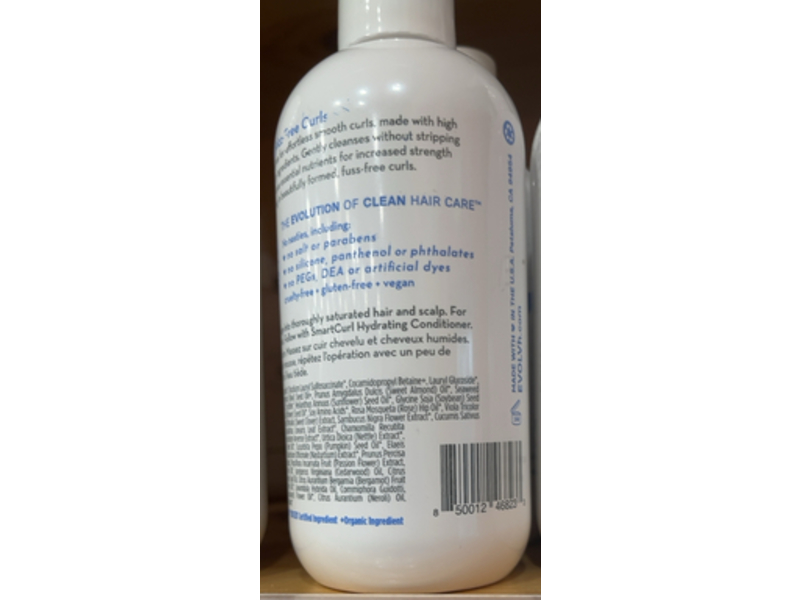 Evolvh Smart Curl Hydrating Wash, 8.5 fl oz/250 mL