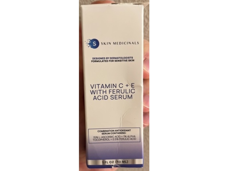 Skin Medicinals Vitamin C + E with Ferulic Acid Serum, 1 fl oz/30 mL