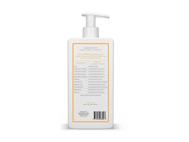 Native Strengthening Shampoo, Almond & Shea Butter, 16.5 fl oz/487 mL