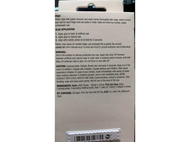 Kiss Classy Nails, Medium, 28 Count