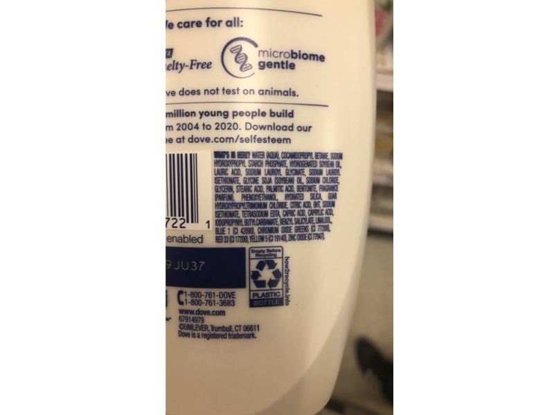 Dove Nourishing Body Wash Purifying Detox With Green Clay, Pack Of 2, 22 fl oz/ 650 mL