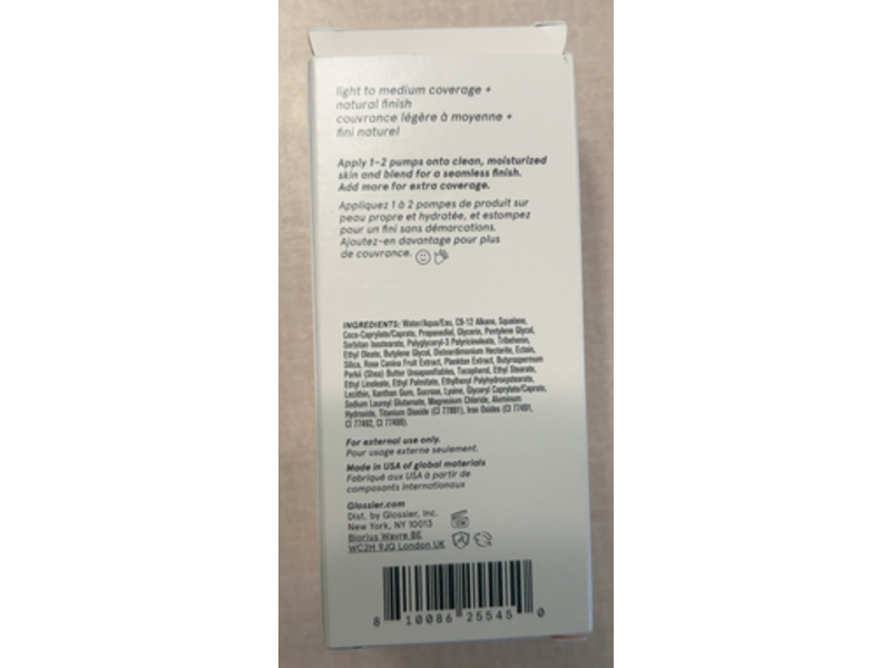 Glossier Stretch Fluid Foundation, 1 fl oz/30 mL