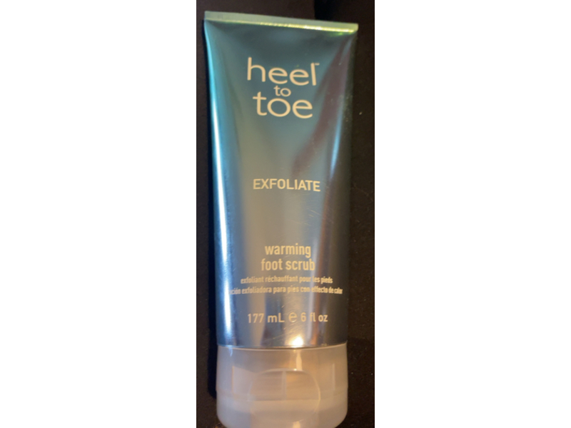 Heel to Toe Exfoliate Warming Foot Scrub, 6 fl oz/177 mL