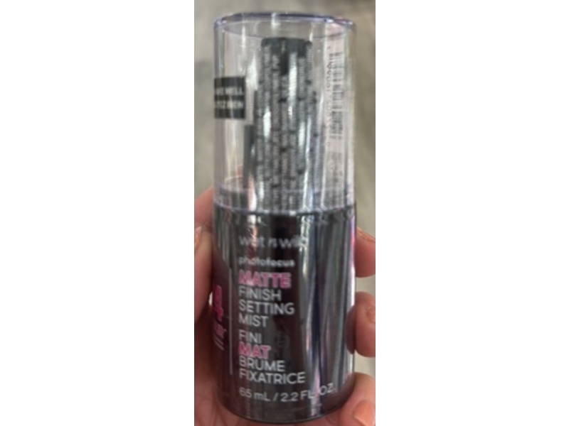 Wet n Wild Photo Focus Matte Finish Setting Spray, 2.2 fl oz/65 mL